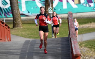 Linn Söderholm Linn Söderholm var snabbaste kvinna på testloppet Massetjärn.